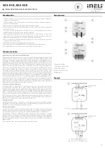 Предварительный просмотр 1 страницы iNels SA3-01B Manual