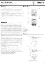 Предварительный просмотр 3 страницы iNels SA3-01B Manual