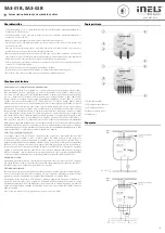 Предварительный просмотр 5 страницы iNels SA3-01B Manual