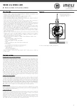 Предварительный просмотр 1 страницы iNels WSB3-20 Manual