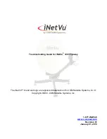 Предварительный просмотр 1 страницы iNetVu 1201 Flyaway Troubleshooting Manual