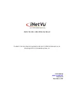 iNetVu Manpack User Manual preview