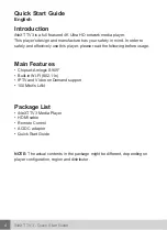 Preview for 4 page of iNeXT TV3 Quick Start Manual