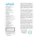 Preview for 39 page of Infanti 01212118193 Instructions For Use Manual