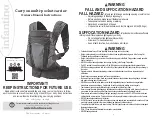 Infantino Carry On Multi-Pocket Carrier Owner'S Manual preview