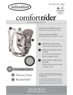 Infantino Comfort Rider Instruction Manual предпросмотр