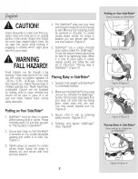 Preview for 2 page of Infantino Side Rider Baby Carrier I Instruction Manual