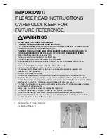 Preview for 3 page of Infasecure 527 Assembly Instructions Manual