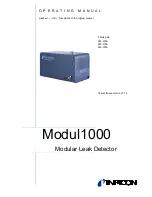 Предварительный просмотр 1 страницы Inficon 550-300A Operating Manual