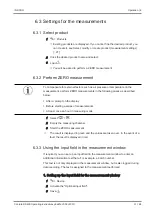 Preview for 31 page of Inficon Contura S400 Translation Of The Original Operating Instructions