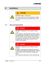 Предварительный просмотр 17 страницы Inficon Cube CDGsci Operating Manual