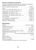 Preview for 34 page of Inficon D-TEK CO2 Operating Manual