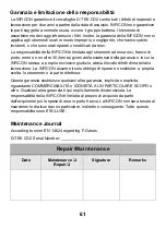 Preview for 61 page of Inficon D-TEK CO2 Operating Manual