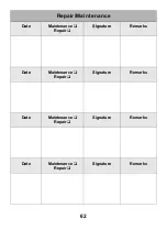 Preview for 62 page of Inficon D-TEK CO2 Operating Manual