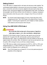 Preview for 4 page of Inficon D-TEK Select Operating Manual