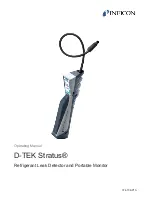 Inficon D-TEK Stratus 724-202-G Series Operating Manual preview