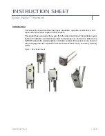 Inficon Easy Rate ERD E1 Series Instruction Sheet preview