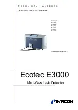 Inficon Ecotec E3000 Technical Handbook preview