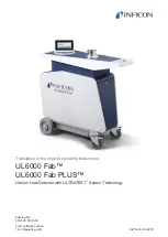 Inficon Fab UL6000 Fab Operating Instructions Manual preview