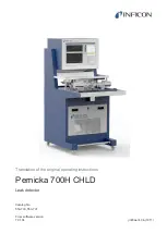 Inficon Pernicka 700H CHLD Translation Of The Original Operating Instructions preview