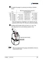 Предварительный просмотр 21 страницы Inficon Porter CDG020D Operating Manual