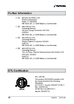 Предварительный просмотр 26 страницы Inficon Porter CDG020D Operating Manual