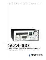 Inficon SQM-160 Operating Manual предпросмотр