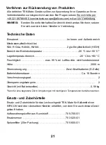 Preview for 21 page of Inficon TEK-Mate Operating Manual