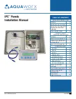 Infiltrator AQUAworx IPC Panel Installation Manual preview