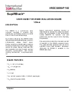 Infineon Technologies IR3899 User Manual предпросмотр