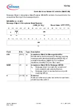 Предварительный просмотр 1359 страницы Infineon Technologies TC1784 User Manual