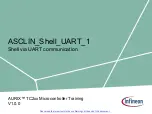 Preview for 1 page of Infineon ASCLIN Shell UART 1 Manual