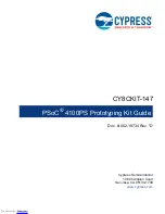 Preview for 2 page of Infineon Cypress PSoC CY8CKIT-147 Manual