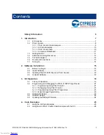 Preview for 4 page of Infineon Cypress PSoC CY8CKIT-147 Manual