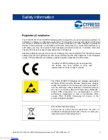 Preview for 6 page of Infineon Cypress PSoC CY8CKIT-147 Manual