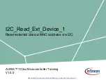 Preview for 1 page of Infineon I2C Read Ext Device 1 Manual