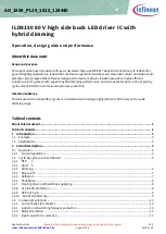 Preview for 1 page of Infineon ILD8150 Operation, Design Manual And Performance