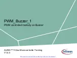 Infineon PWM Buzzer 1 Manual preview