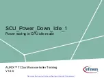 Infineon SCU Power Down Idle 1 Manual preview