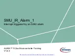 Infineon SMU IR Alarm 1 Manual preview