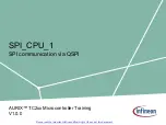 Preview for 1 page of Infineon SPI CPU 1 Manual