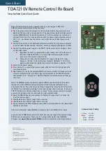 Предварительный просмотр 2 страницы Infineon TDA7210V Quick Start Manual