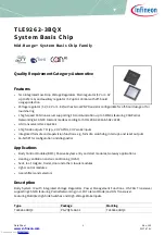 Preview for 1 page of Infineon TLE9262-3BQX Manual