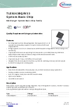 Infineon TLE9263BQXV33 Manual preview