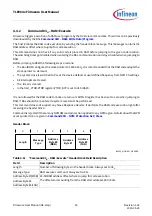 Предварительный просмотр 43 страницы Infineon TLE984 Series Firmware User Manual