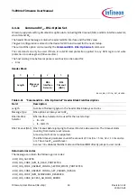 Предварительный просмотр 63 страницы Infineon TLE984 Series Firmware User Manual