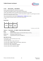 Предварительный просмотр 66 страницы Infineon TLE984 Series Firmware User Manual