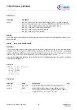 Предварительный просмотр 84 страницы Infineon TLE984 Series Firmware User Manual