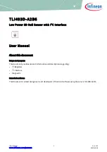 Infineon TLI493D-A2B6 User Manual предпросмотр