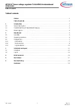 Preview for 2 page of Infineon TLS820F3ELVxx Manual